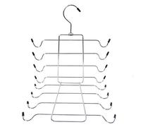 Cintre en métal pliable pour gilets et soutien-gorge, économiseur d'espace 16 en 1, utilisé pour les gilets, les caraco soutien-gorge, les maillots de bain, les ceintures, les cravates