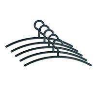 Cintre en plastique pour vêtements, noir