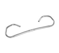 Humpert Guidon Ergotec Hornbar Comfort 0° Grip 140 mm Beige Argenté 25,4 mm / 565 mm