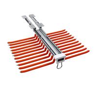 Cintre extensible multifonction à 22 bras, extensible pour armoire, gain de place, capacité de charge de 15 kg, orange