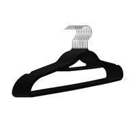 Cintre Flocked Clothes Hanger Non-Slip Velvet Hangers Heavy Duty Organizer Pant Coat Shirt Storage Hanging(10PCS)