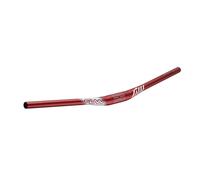 Funn Full On Cintre VTT avec collier de serrage de 35 mm et largeur de 785 mm, cintre rehaussé en alliage solide et léger pour VTT, BMX et vélo de route, cintre VTT avec rehausse de 15 mm (Rouge)