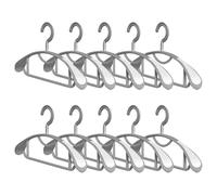 Cintre large - Cintre à épaule large, cintre à épaule | 10 Pièces Porte-Manteau Antidérapant, Support de Vêtements Cintres Organisateur de Placard à Larges Épaules pour Chambre à Coucher Veste Pull Ro