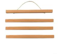 Cintre magnétique en bois de hêtre massif pour encadrer des affiches et des impressions d'art sur les murs résidentiels ou au bureau (31 cm)