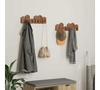 Cintre Marron 48 x 8 x 15 cm Bois de Mahogany Massif vidaXL