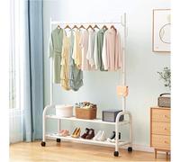 Cintre mobile avec roulettes, style luxueux et léger pour l'organisation de la maison et de la chambre à coucher