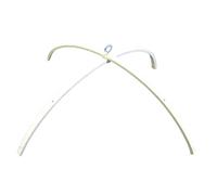 Cintre mobile en bois pour hochet jouet et carillon éolien dans l'espace de bébé, 15 cm, quatre trous décoration de chambre d'enfant