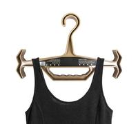 Cintre multifonction - Porte-pantalon peu encombrant, bras rembourrés en mousse, crochet pivotant antidérapant | Construction en métal pour jeans, pantalons, pantalons, écharpes, cravates pour chambre