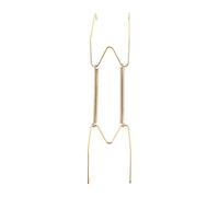 Cintre mural invisible en métal - 15,2 / 17,2 / 20,4 / 25,4 / 30,5 / 35,6 cm - En acier inoxydable - Pour assiettes et œuvres d'art (25,4 cm)