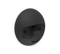 Emuca Cintre mural Napier - Plastique D 120 mm Peint en noir pour enfant