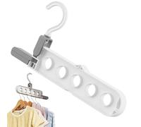 Cintre mural pliable à 5 trous multifonctionnel - Séchoir mural pour linge, cintre à linge pliable, pour armoire, poignée de porte