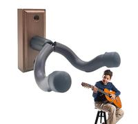 Cintre mural pour guitare, crochet cintre pour guitare en bois, support d'affichage mural pour guitare réutilisable antidérapant pour guitares électriques, ukulélé, bas