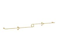 Cintre mural robuste en métal imperméable et résistant à l'usure, parfait pour studio et chambre à coucher (250 cm, couleur D)