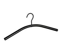 Cintre Noa Wenko Polyvalent Et Robuste, Métal Thermolaqué, 44,5 X 17,5 X 2 Cm, Noir