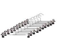 Cintre Pince Pantalon en Métal 30 cm - 10 pièces