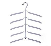 Cintre pliable multifonction avec matériau éponge antidérapant, multi-couches pour économiser de l'espace pour une organisation efficace du placard (C)