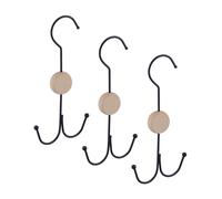 Cintre Porte-ceinture Rangement cravates écharpe sac lot 3 Support Organiseur