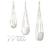 Cintre pour - 3 pièces Cintre pour Boho | Présentoir décoratif en tissé à la main pour fenêtre, mur, extérieur, magasin de fleurs, famille d'accueil, jardin, balcon et coffret