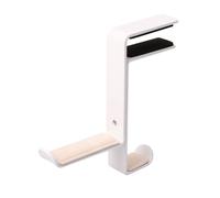 Cintre pour casque d'écoute, support pour écouteurs, pince de Table en métal, Clip de bureau, coussin en cuir PU