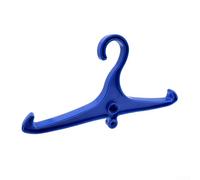 Cintre pour combinaison de plongée sous-marine avec filetage DIN pour régulateur BCD, support en plastique pour rangement de combinaison étanche, organisation soignée pour bateaux et douches (bleu)