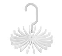 Cintre pour écharpes et Accessoires à 360 degrés - Crochet Rotatif Polyvalent pour Colliers, Ceintures, Bracelets et écharpes, Organisateur de Rangement Compact pour Garde-Robe, Accessoire
