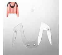 Cintre pour Pantalon de Mannequin, Cintre Acrylique Invisible Unisexe réglable for Pantalons avec Bras rotatifs(Men,S)