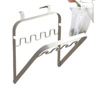 Cintre pour sacs poubelle d'armoire, support pour sacs poubelles, support pour sac poubelle arrière de porte, organisateur pliable de sacs poubelle pour cuisine, support pour sac de b