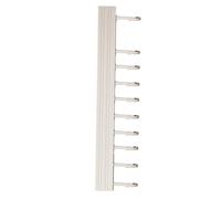 Cintre pour Ustensiles de Cuisine, Ustensiles de Cuisine en Aluminium Suspendus pour Ustensiles de Cuisine. (10 Crochets 50cm)