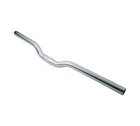 Cintre vtt releve acier d25.4 chrome ergotec l620mm haut.30mm 243gr