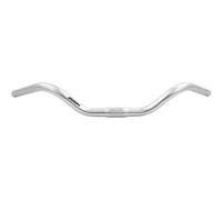RK Japan Guidon V Bike aluminium double hauteur 600 mm 25,4 mm Gris avec klaxon