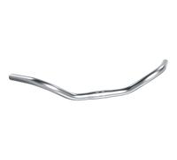 CINTRE VELO CITY ACIER D25.4 ARGENT ERGOTEC STUTTGARTER L565MM HAUT.65MM 64°