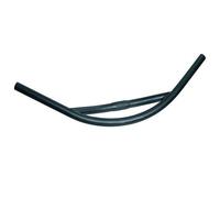 Humpert Guidon de trekking Ergotec à double tube – 25,4 mm – 630 mm – 34° – Noir