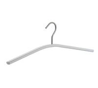 Cintre WENKO Jet blanc - cintre robuste pour vestes en métal revêtu par poudre