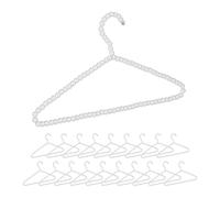 relaxdays 20 x cintres en perles