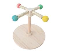 Cintres à oiseaux, perchoir pour cage à oiseaux, roue de perchoir, jouet d'oiseaux, fourrage en bois interactif masticateur, pour l'Amour, perruche, Cockatiel Conure Canary