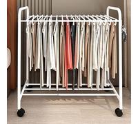 Cintres à pantalons sur pied, support à pantalons à roulettes, porte-vêtements en métal, cintres extensibles pour jupes de jeans, étagère de rangement pour placard, porte-pantalons extractible, pour