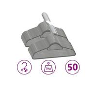 100x Cintres Antidérapants Velours Porte-vêtements Rangement Chambre vidaXL