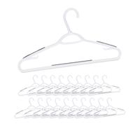Cintres avec bandes antiglisse 3 kg 80 pièces cintres antidérapants blanc