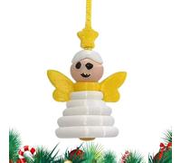 Cintres avec ficelle décorative - Petites décorations de sapin de Noël en résine, ornements de vacances pour enfants et adultes, parfaits pour fenêtre, voiture, sac, maison et cadeaux de fête