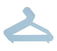 cintres BIECO bébé Enfants cintres pour bébés Cintre cintres en Plastique pour la Longueur du Meuble de Rangement de Garde-Robe 29,5 cm, 8 pièces, Tendance Bleu, Bleu, étroit, ArtN 04014155