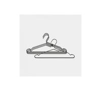 Cintres BRABANTIA a vetements kit de 4 - black