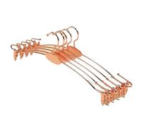 Cintres Cintre En Métal Antidérapant En Alliage, Pinces À Linge Pour Sous-vêtements, Soutien-gorge, Chaussettes, Culottes, Supports D'organisation Pour Vêtements Cintres En Velours(Rose gold,50pcs)