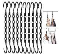 Cintres de placards Économiseur d'espace, cintres de sauvegarde de l'espace pour les vêtements,Closet Organizer Clothes Space Saver | Crochets lourds, organisateur de garde-robe élégant pour les dorto