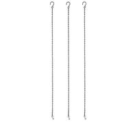 Cintres de Plantes de Jardin à chaîne Suspendue en Fer 3 pièces pour mangeoires à Oiseaux Suspendus Flower PotsBains d'oiseauxPanier de Pot de Fleur de jardinière de lanternes Flower Pots