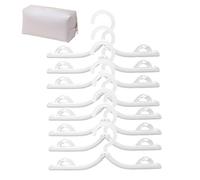 Cintres De Voyage Pliables,8 Pièces Cintres à Vêtements Pliables - Organisateur de Voyage Compact pour randonnée Camping Week-End extérieur déplacements Professionnels dortoir hôtel