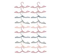 Cintres de Voyage pour Croisière - Cintres Pliables Portables 20 Pièces | Crochet Robustes Pince Gain de Place Organisation Rangement Vêtements Maison Chambre Armoire Logement Étudiant