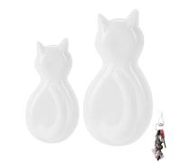 Cintres en forme de queue de chat - Crochets muraux de style antique, cintre mural polyvalent, crochet de salle de bain décoratif vintage en queue de chat, porte-clés pour suspendre des vêtements, éch