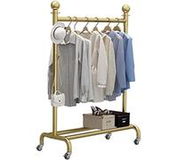 Cintres en Métal Commerciaux Boutique De Vêtements Présentoirs, Armoires à Vêtements Supports De Rangement Sacs à Chaussures Organisateur De Vêtements Porte-, with Hook, L80 * W40 * H135Cm