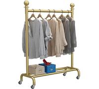 Cintres en Métal Commerciaux Boutique De Vêtements Présentoirs, Armoires à Vêtements Supports De Rangement Sacs à Chaussures Organisateur De Vêtements Porte-, Without Hook, L100 * W35 * H135Cm