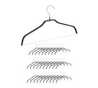 Cintres en set antidérapants 5 kg noir cintres antidérapants cintres en métal